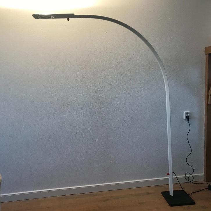 Booglamp lamp vloerlamp Gianfranco Frattini Relco Milano, Huis en Inrichting, Lampen | Vloerlampen, 150 tot 200 cm, Ophalen