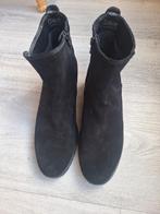 ZGAN Gabor Comfort enkellaarsjes zwart suède mt 6,5 wijdte G, Zwart, Lage of Enkellaarzen, Gabor, Ophalen of Verzenden