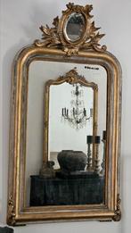 Antieke spiegel.., Ophalen of Verzenden, Rechthoekig, Minder dan 50 cm