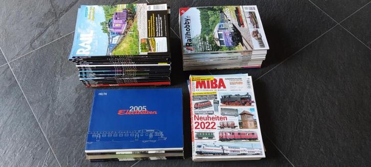 Div. tijdschriften, catalogi mbt (model)spoor. Railhobby, Boeken, Vervoer en Transport, Gelezen, Trein, Ophalen