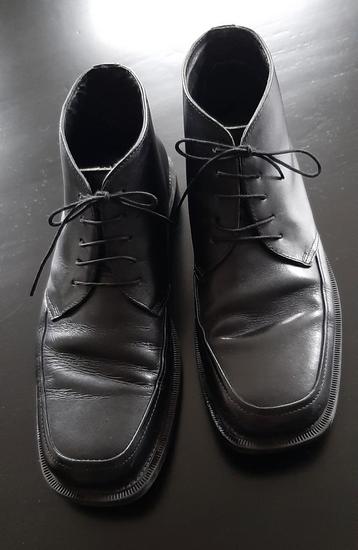 Dolcis halfhoge heren veterschoenen, zwart.Mt.9/43. Z g.a.n. beschikbaar voor biedingen