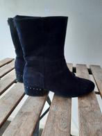 DONKERBLAUWE SUEDE LAARSJES MET STUDS VAN GABOR, Kleding | Dames, Schoenen, Ophalen, Blauw, Lage of Enkellaarzen, Gabor