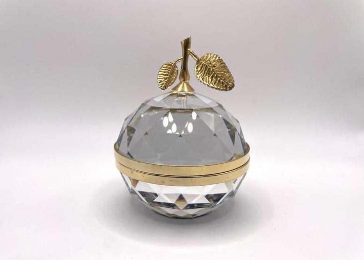 Gouden fotolijst appel groot 7504/060/001, Verzamelen, Swarovski, Zo goed als nieuw, Huisaccessoire, Verzenden