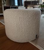 Sofacompany beige teddy poef, Ophalen, Zo goed als nieuw, Rond