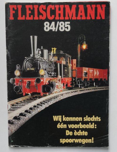 Fleischmann Catalogus 1984-1985, Hobby en Vrije tijd, Modeltreinen | H0, Zo goed als nieuw, Boek, Tijdschrift of Catalogus, Gelijkstroom