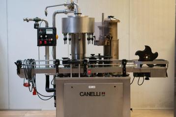 vulmachine 9kops canelli kurk sluiter  beschikbaar voor biedingen