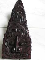 Balinese hardhouten 3 vak brieven houder, Antiek en Kunst, Ophalen