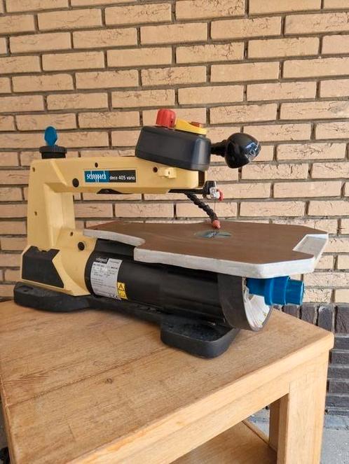 Scheppach deco 405 vario figuurzaagmachine, Hobby en Vrije tijd, Overige Hobby en Vrije tijd, Gebruikt, Ophalen