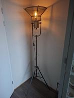 Industriële Vloerlamp, Huis en Inrichting, Lampen | Vloerlampen, Ophalen, Gebruikt, Metaal, 150 tot 200 cm