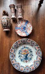 Makkumer aardewerk kaststel en 2 borden, Antiek en Kunst, Ophalen