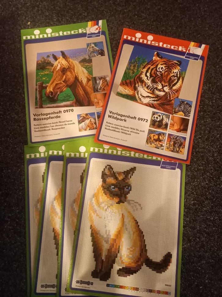 * Ministeck Eco voorbeeldboeken 1987 *, Hobby en Vrije tijd, Ministeck, Gebruikt, Voorbeeldboek, Verzenden