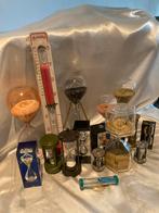 Collectie van 18 Zandlopers met Verschillende Tijdsduren, Ophalen of Verzenden