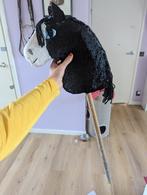 Zwarte zelfgemaakte hobby horse, Ophalen of Verzenden, Zo goed als nieuw