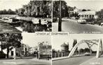 Groeten uit Geldermalsen - 4 afb dorpsgez - 1968 gelopen, Verzamelen, Ansichtkaarten | Nederland, Ophalen of Verzenden, 1960 tot 1980