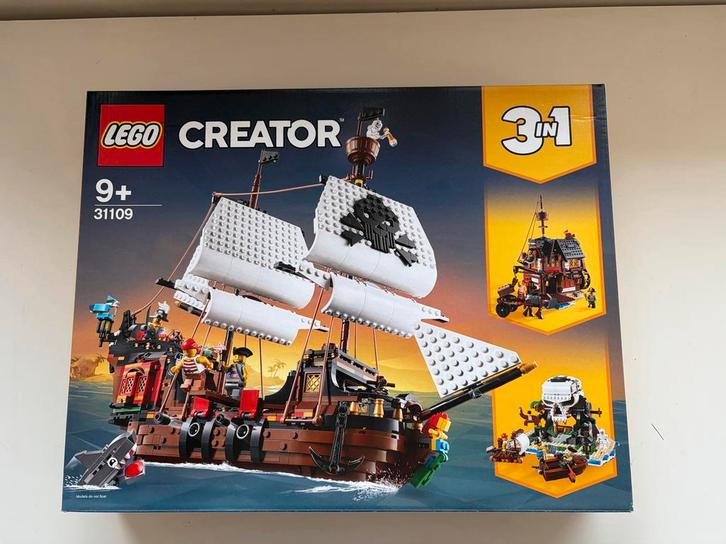 Lego Creator 3in1 Piratenschip 31109 Nieuw!, Kinderen en Baby's, Speelgoed | Duplo en Lego, Nieuw, Lego, Complete set, Ophalen of Verzenden