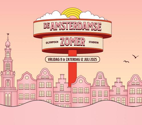 De Amsterdamse Zomer 2025 - zaterdag 12 juli !! VERKOCHT !!, Tickets en Kaartjes, Evenementen en Festivals, Eén persoon