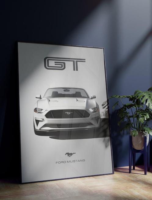 XXL Glasschilderijen | American Muscle Cars - collection, Verzamelen, Automerken, Motoren en Formule 1, Nieuw, Auto's, Verzenden