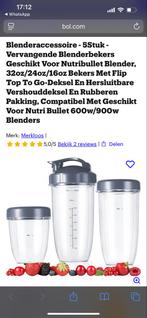 Nutribullet Blenderbekers - Nieuw!, Witgoed en Apparatuur, Blenders, Ophalen of Verzenden, Nieuw, Blender-accessoire