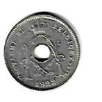 belguim 5 centimes 1922 french vf+, Postzegels en Munten, Munten | België, Verzenden, Losse munt
