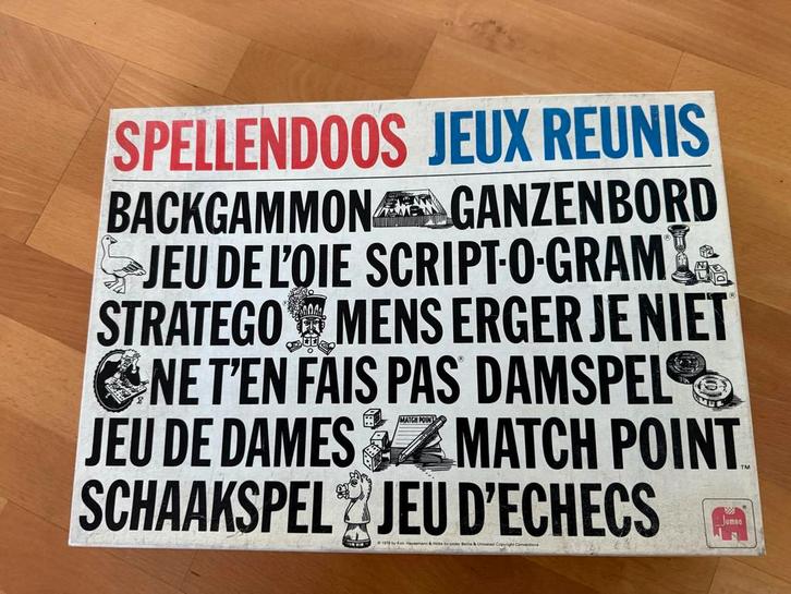 Complete Spellendoos - Must-have spellen, Hobby en Vrije tijd, Gezelschapsspellen | Bordspellen, Gebruikt, Ophalen of Verzenden