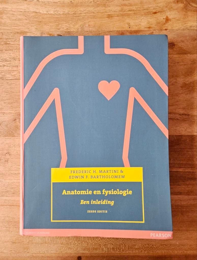 Anatomie en Fysiologie: Een Inleiding - 6e Editie, Ophalen of Verzenden, Zo goed als nieuw, HBO, Frederic H. Martini & Edwin F. Bartholomew