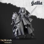 Damsel of Gallia on horse - Highlands Miniatures, Ophalen of Verzenden, Nieuw, Warhammer, Figuurtje(s)
