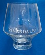 *Riverdale vaas op voet., Overige kleuren, Ophalen of Verzenden, Minder dan 50 cm, Glas