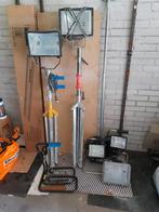 3 x bouwlampen op statief en 1 losse ( 3 stuks in totaal ), Ophalen, Gebruikt, 500 watt of meer, Overige typen