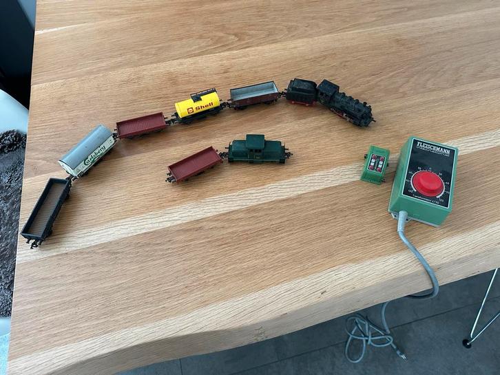 Fleischmann HO Treinset met Transformator, Hobby en Vrije tijd, Modeltreinen | H0, Gebruikt, Treinset, Gelijkstroom, Fleischmann