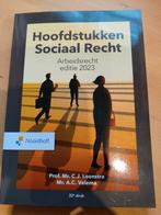 Hoofdstukken Sociaal Recht, Boeken, Ophalen of Verzenden, Zo goed als nieuw