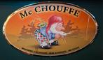 La Chouffe Reclameplaat Metaal, Verzamelen, Biermerken, Ophalen of Verzenden, Reclamebord, Plaat of Schild, Overige merken