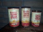 Shell mini olieblikjes. Jaren 50., Verzamelen, Ophalen of Verzenden, Reclamebord
