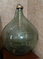 Oude gistfles/ dame-jeanne met dimbaar tube LED filamentlamp, Antiek en Kunst, Curiosa en Brocante, Ophalen