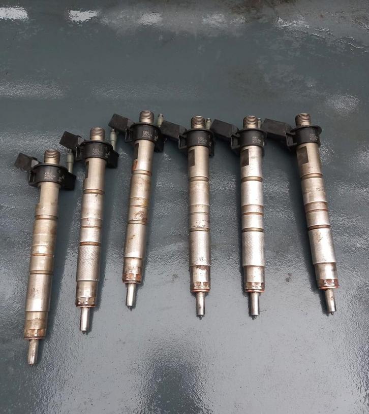 BMW 0445116 VERSTUIVER SET E90 E91 N57 3-SERIE 330D INJECTOR, Auto-onderdelen, Brandstofsystemen, BMW, Gebruikt, Ophalen of Verzenden