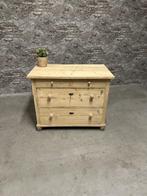 Antiek grenen commode nr8511, Minder dan 90 cm, Info@antiekgroothandel.com, 50 tot 70 cm, Nieuw
