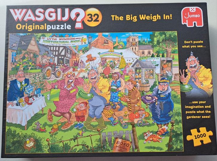 Wasgij Original 32 - Wegen! 1000 Stukjes, Hobby en Vrije tijd, Denksport en Puzzels, Gebruikt, Legpuzzel, 500 t/m 1500 stukjes