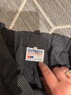 Gestreepte DeVaGro Broek, Ophalen of Verzenden, Zo goed als nieuw, Maat 52/54 (L), Zwart