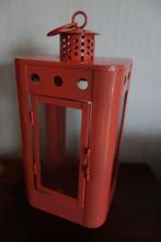 Lantaarn metaal 4 zijden glas, Ophalen of Verzenden, Zo goed als nieuw, Metaal