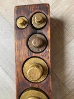 antieke weegschaal gewichten, Antiek en Kunst, Ophalen of Verzenden