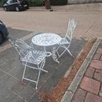 2 tuinsets bistro, Ophalen of Verzenden, Gebruikt, Overige materialen, 2 zitplaatsen