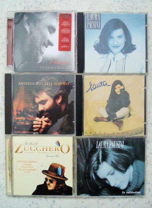ZGAN - CD's van Bocelli - Pausini - Zucchero - Cranberries, Cd's en Dvd's, Cd's | Pop, Zo goed als nieuw, 1980 tot 2000, Ophalen of Verzenden