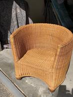 Rotan stoel, Huis en Inrichting, Stoelen, Ophalen, Bruin, Riet of Rotan, Zo goed als nieuw