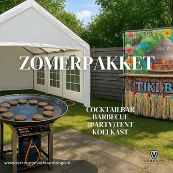 Te huur voordeelpakket/ tuinfeest/barbecue/tent/cocktailbar beschikbaar voor biedingen