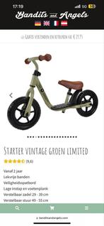 Bandits & Angels Loopfiets - Vintage Groen Limited, Ophalen, Zo goed als nieuw, Loopfiets