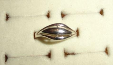 Ring zilver fantasie design, Nieuw, Ophalen of Verzenden, 17 tot 18, Dame