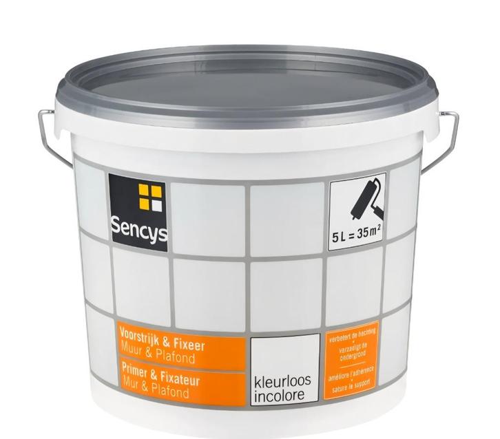 Voorstrijk en fixeer, Doe-het-zelf en Verbouw, Verf, Beits en Lak, Gebruikt, Verf, Minder dan 5 liter, Overige kleuren, Ophalen