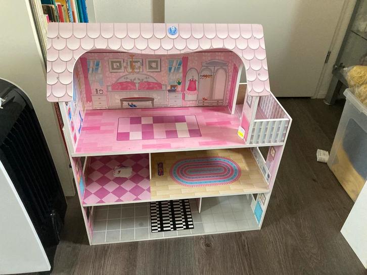 Poppenhuis, Kinderen en Baby's, Speelgoed | Poppenhuizen, Zo goed als nieuw, Poppenhuis, Ophalen