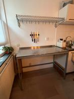 RVS keuken werktafel, Huis en Inrichting, Keuken | Keukenelementen, Ophalen, Gebruikt, Minder dan 100 cm, 50 tot 75 cm