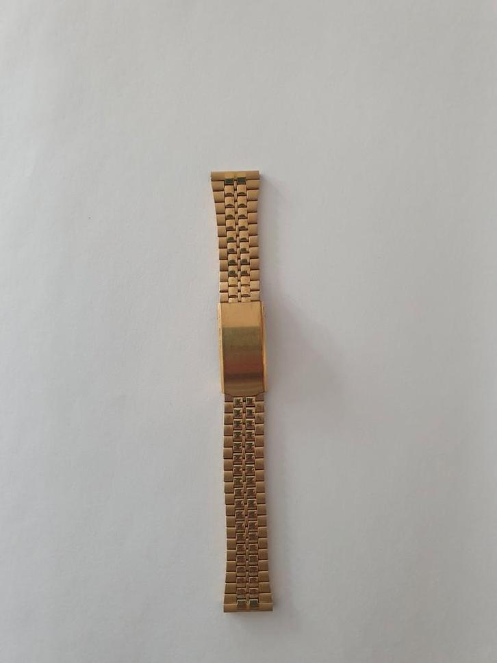 Doublé  horloge band., Sieraden, Tassen en Uiterlijk, Horloges | Dames, Zo goed als nieuw, Overige merken, Leer, Ophalen of Verzenden