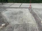 75 tegels 12 grindtegels tegels gebakken klinkers gratis, Ophalen, Gebruikt, 5 tot 10 m², Beton